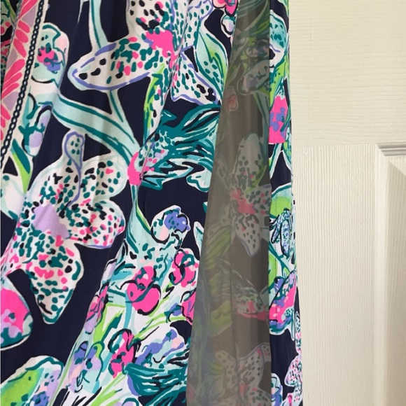 Lilly Pulitzer long sleeve Maxi in Sway This Way print NWT XXS (could fit XS). - Picture 6 of 7
